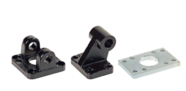 Montage accessoires staal voor ISO 15552 cilinders