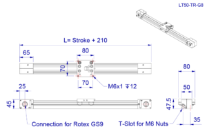 Afmetingen LT50-TR-G8