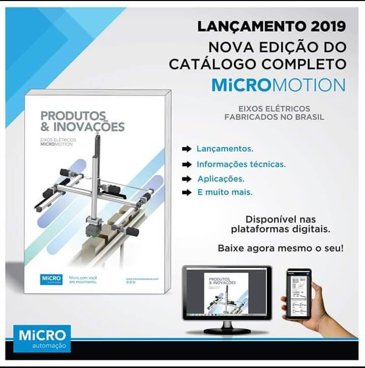 Nieuwe catalogus in het Portugees