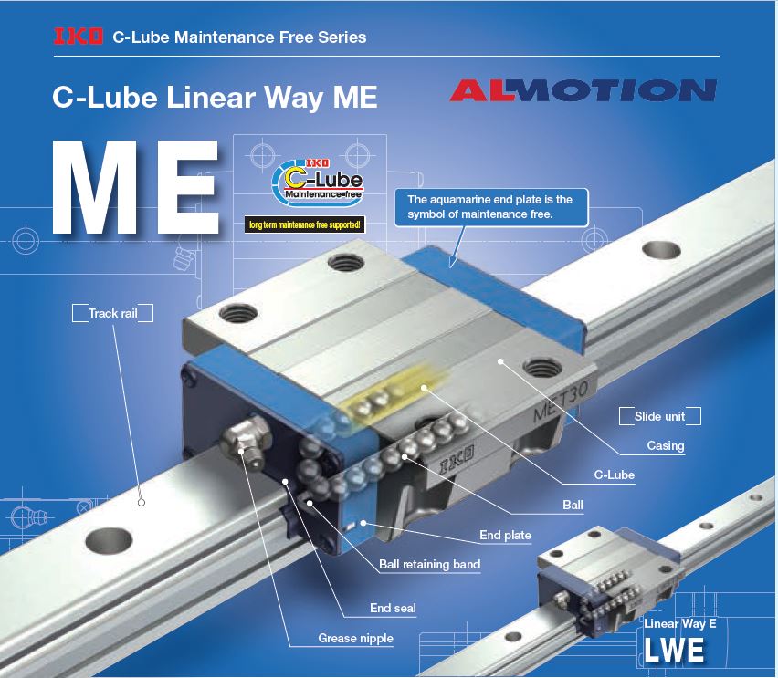 Compacte lineaire geleiding ME