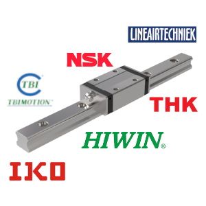 Lineaire geleiding op merk