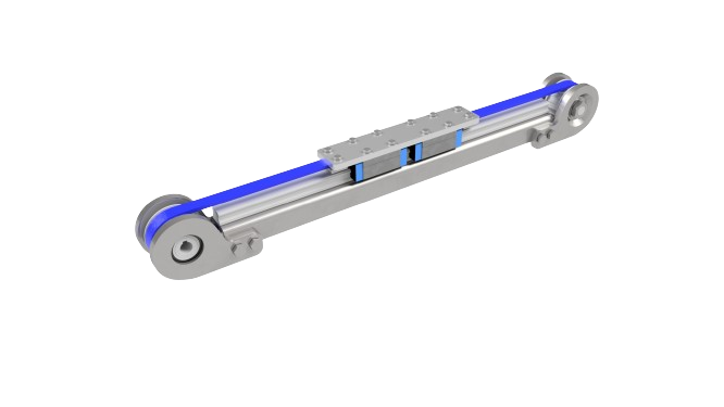 LTi45-TRB-S20iD RVS met dubbele loopwagen