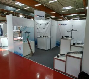 FMB beurs stand Almotion