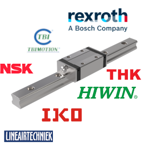 Lineaire geleiding op merk