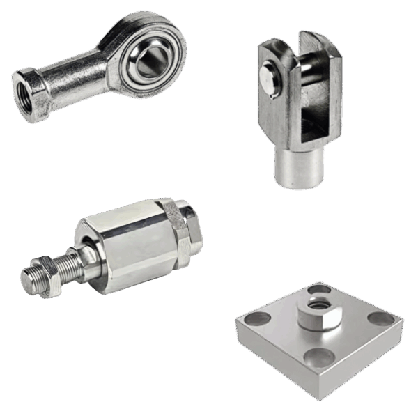 RVS zuigerstang accessoires