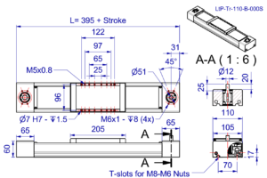 Dimensions LtP-Tr-110-B-000S